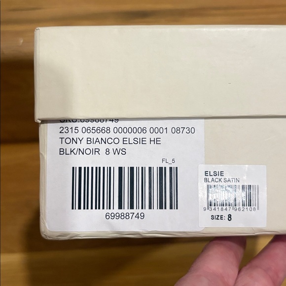 Tony Bianco Size 8 Black Elsie Heel Satin Stiletto Ankle Strap Crystal Bow NEW - Picture 6 of 6